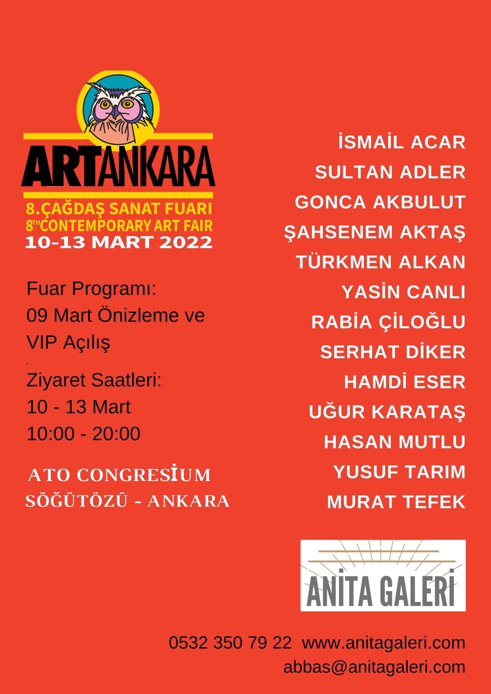 Artankara 8.Çağdaş Sanat Fuarı / 8.Contemporary Art Fair